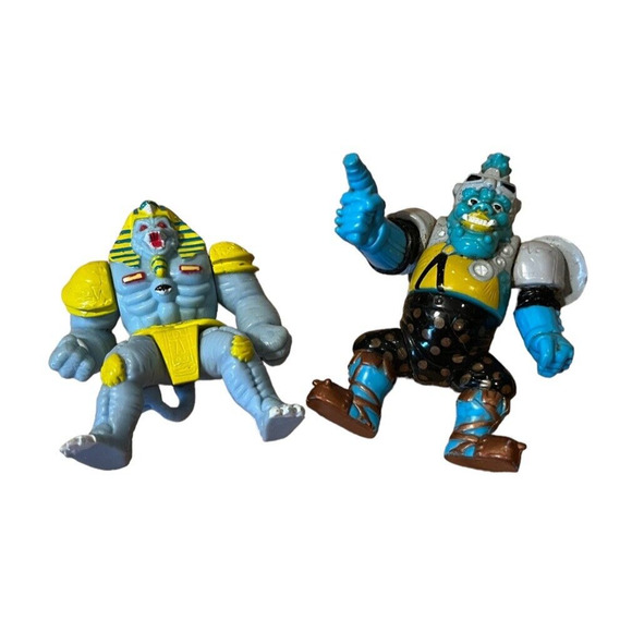 1994 Mighty Morphin Power Rangers SQUATT & KING TUT Mini Figures Vintage - Picture 1 of 6